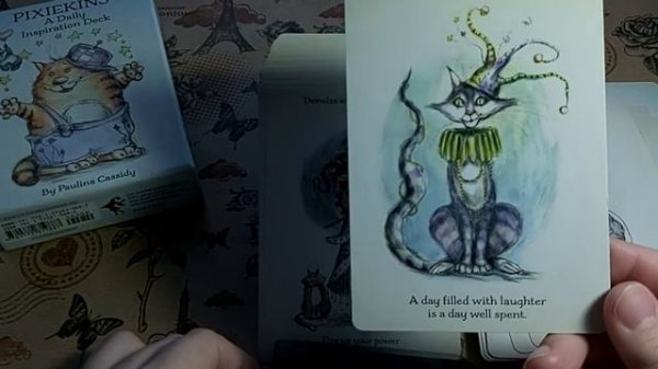 PIXIEKINS A Daily Inspiration Deck by Paulina Cassidy. Обзор колоды.