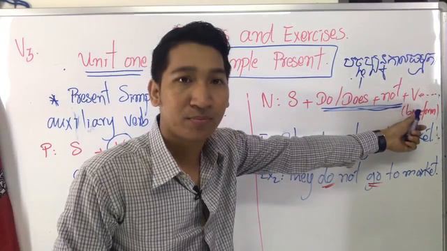 [ EP3 ] Present Simple with Auxiliary Verb Do and Does | បច្ចុប្បន្នកាលធម្មតា смотреть онлайн