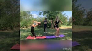 Йога челлендж | акройога |yoga challenge | парные позы | позы на троих