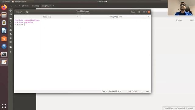 Yocto #6 (Compiling a QT application) смотреть онлайн