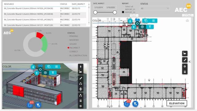 Example of integration of Synchro Pro with Power BI, Vcad and Autodesk Forge смотреть онлайн