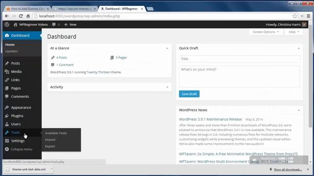 How to Add Dummy Content for Theme Development in WordPress смотреть онлайн