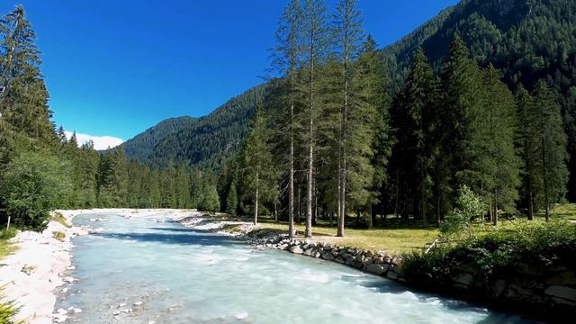 1H Sound of river flowing | Native American Flute Soft Sounds 🕊 🇮🇷 🕊 🇺🇦 смотреть онлайн