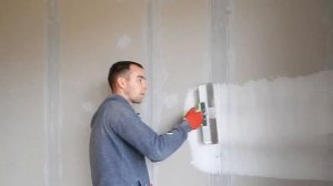 Шпаклёвка стены из гипсокартона под обои