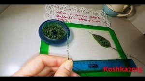 BEADED HYDRAGENGIA Гортензия из бисера Мастер класс от Koshka2015 цветы из бисера бисероплетение DI