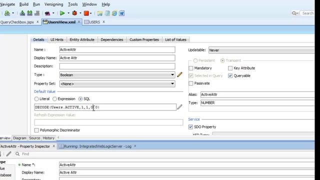 ADF Query Panel with CheckBox - Arabic смотреть онлайн