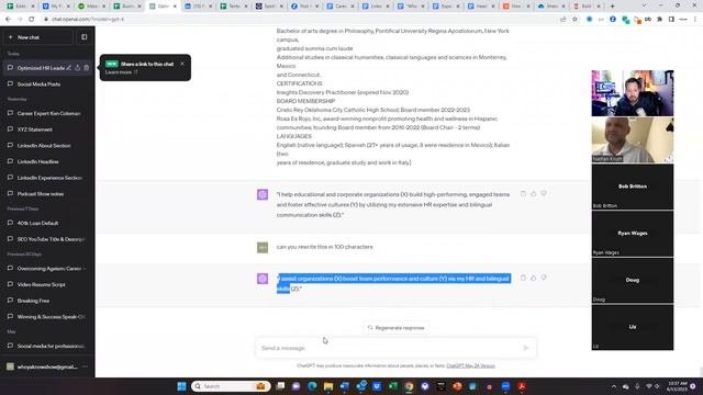 Optimizing Your LinkedIn Profile with Chat GPT смотреть онлайн