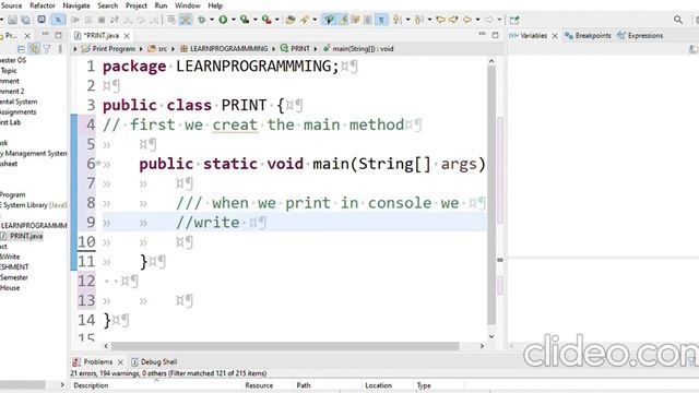 Print in Console JAVA Language смотреть онлайн