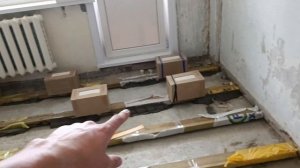 деревянный пол на лагах в панельном доме