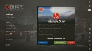 Rust Server Disconnected: Connection attempt failed - Intento de conexión fallido on Rust Fixed 202