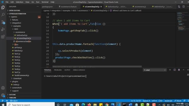 068 End to End Automation test execution using Cypress-Cucumber standards смотреть онлайн