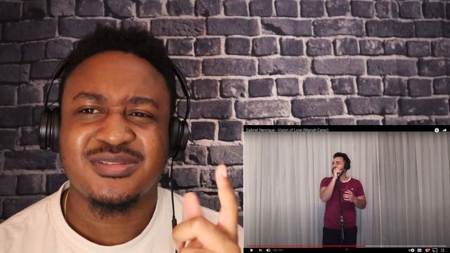 First Time Hearing Gabriel Henrique - Vision of Love (Mariah Carey) смотреть онлайн