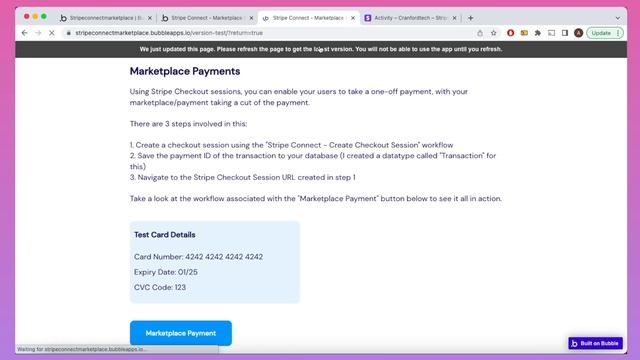 Marketplace Payments (Stripe Connect) - Bubble.io Tutorial смотреть онлайн