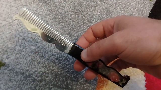 Выкидушка? нож расческа ручная работа Зекпром ИТК СССР HANDMADE USSR... смотреть онлайн