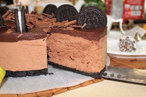 Шоколадный чизкейк без выпечки и желатина
