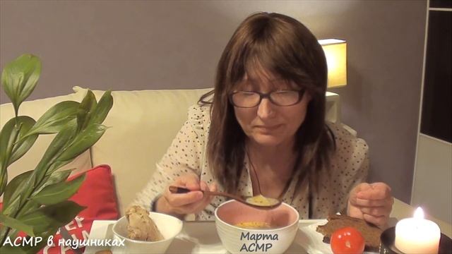 АСМР МУКБАНГ. Грибной куриный гречневый СУП - готовлю и ем. смотреть онлайн