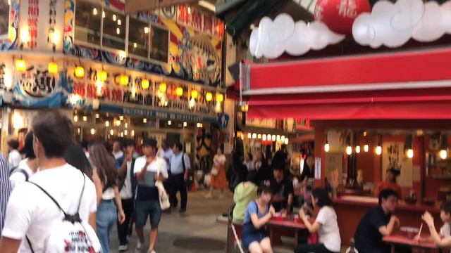 コロナ前の映像発見😁大阪道頓堀は熱い！ смотреть онлайн
