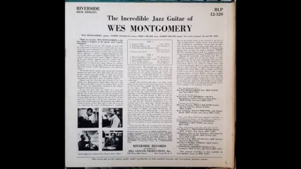 Wes Montgomery   -The incredible jazz guitar  -1960 -FULL ALBUM