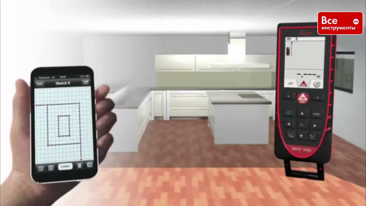 Как использовать Leica DISTO D510 с DISTO sketch app смотреть онлайн