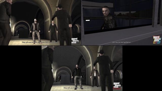GTA 4 EVERY NIKO - LUIS - JOHNNY SCENE SIDE BY SIDE COMPARISON смотреть онлайн