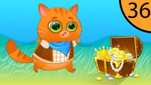 Суровый КОТИК БУБУ #36. Супер крутое приключение. Мультик ИГРА про котят на Игрули TV