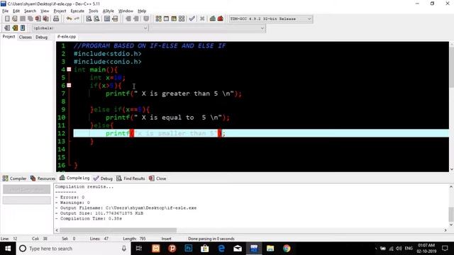 What is if-else Conditional Statement in C language | How to code if-else смотреть онлайн
