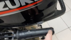 Установка дополнительной кнопки STOP на румпель SUZUKI DF 6 AS.Базуки  Карпорейшен .