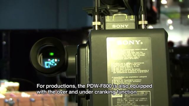 [NAB Show 2009] Sony / PDW-F800 XDCAM HD-422 Camcorder смотреть онлайн