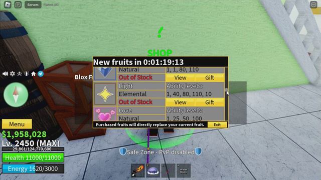 ОМГ!!! В СТОКЕ Spirit и Venom успей купить 2 крутых фрукта Blox Fruits смотреть онлайн