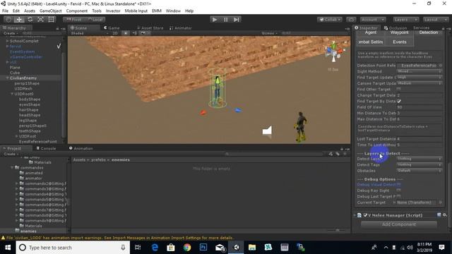 How To Add AI Enemy With Invector For Unity 3d Shooting Game #55 | Creating AI Enemies смотреть онлайн