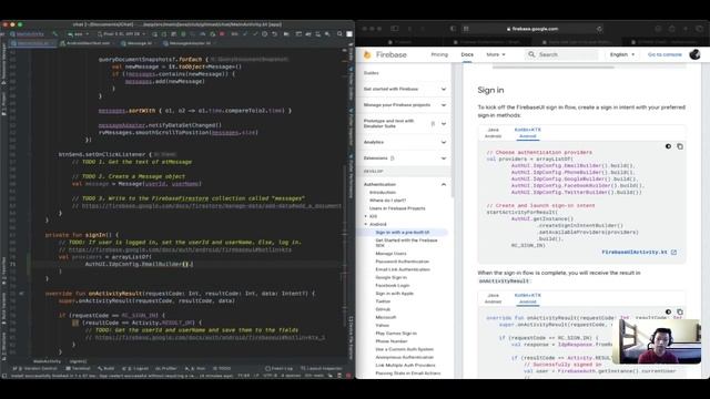 GITMAD Android Lesson #5 | Firebase & Chat App смотреть онлайн