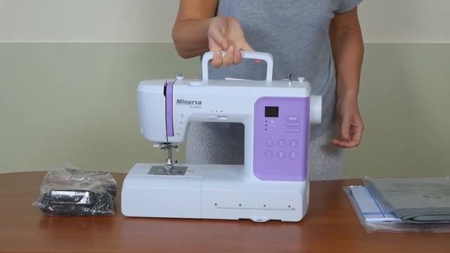 Распаковка швейной машины Minerva DecorMaster смотреть онлайн