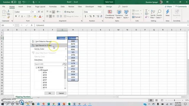 How To Flip Numbers With Ease In Microsoft Excel!! #Tables #Filter #Excel #Tutorial смотреть онлайн