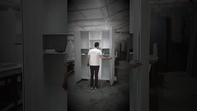 Шкаф со складной системой WING-LINE от фурнитуры HETTICH смотреть онлайн