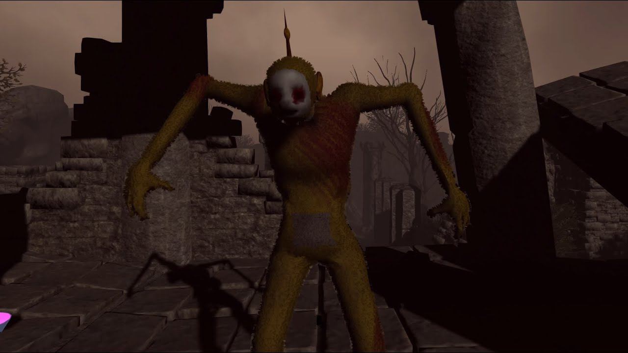 ГОРНОЕ БЕЗУМИЕ И ВСЕСЛЫШАЩЯЯ ЛЯ ЛЯ ► Slendytubbies 3 #5 смотреть онлайн