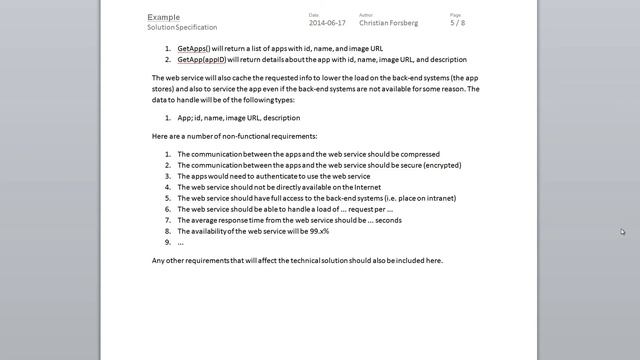 Writing an App Specification смотреть онлайн