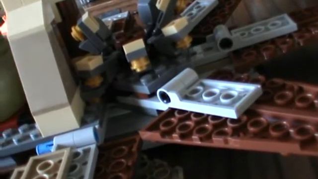 обзор на набор LEGO STAR WARS (Jabba's sail barge) смотреть онлайн