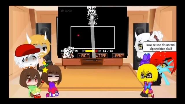 Undertale react to their Sans Fight смотреть онлайн