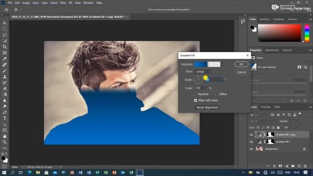 HOW TO CHANGE BACKGROUND IN DUEL COLOR PHOTOSHOP 2021 смотреть онлайн