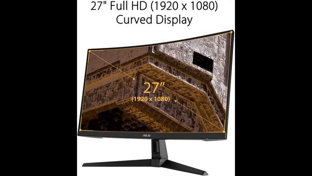 ASUS TUF Gaming VG27VH1B 27” Curved Monitor, 1080P Full HD, 165Hz смотреть онлайн