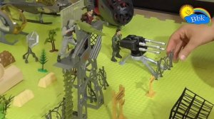 Домашние сражения игрушек ↑ Военные солдатики, танки, ракеты, нёрфы, катера, машинки ↑ Обзор игруше