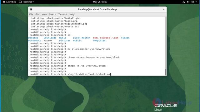 How to install Pluck CMS on Oracle Linux 8.5 смотреть онлайн