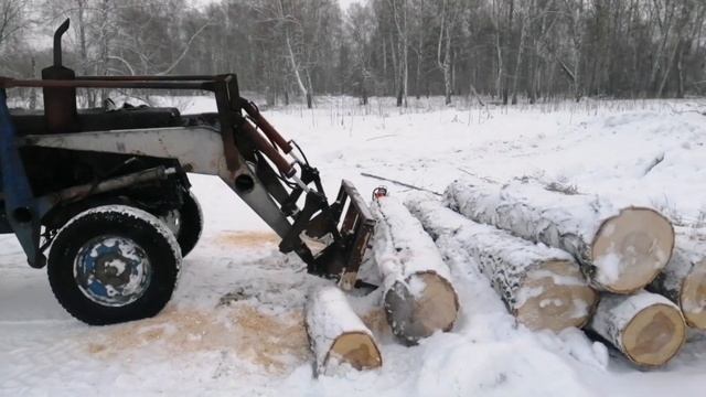 Мтз-50 едем за дровами с кировской телегой! беларус Мтз - сила. смотреть онлайн