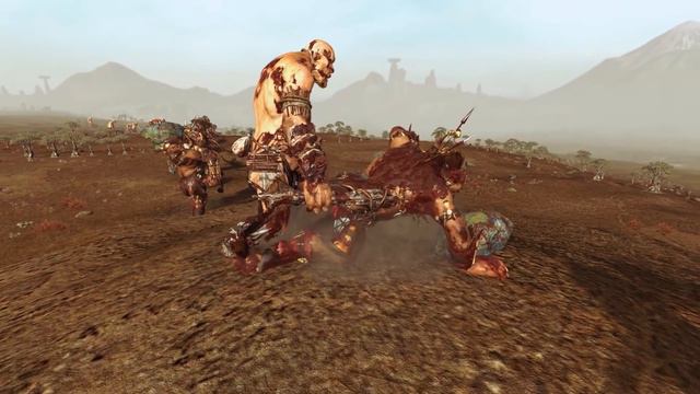 40 Великанов против 40 Кигоров Warhammer Total War
