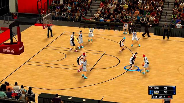 NBA 2K14 | Kuroko No Basket Mod | Rakuzan vs Seirin смотреть онлайн
