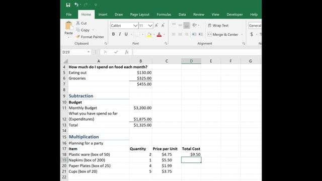 Learn Excel formulas quickly! (Lesson 1 of 4) смотреть онлайн