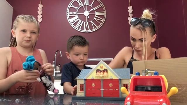 Unboxing fireman Sam station смотреть онлайн