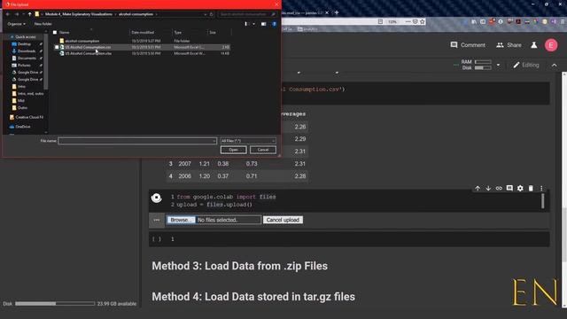 How To Load CSV Files In Google Colab.
