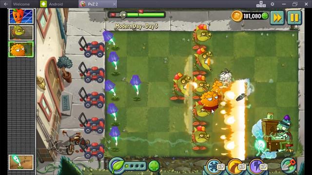 Растения против Зомби 2 MODERN DAY (уровень 3) #122 смотреть онлайн