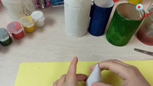 ?Поделка в садик на День Космонавтики.Делаем? ракету и ?инопланетян ко дню космонавтики из втулок.